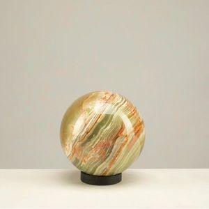 Green Calcite Onyx Sphere
